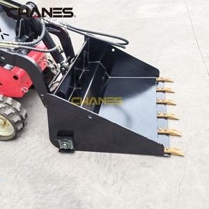 건설 기계 용 미니 스키드 스티어 로더 토양 컨디셔너 버킷에 대한 맞춤형 유압 버킷 부착 모터 기어 - Product Image 6