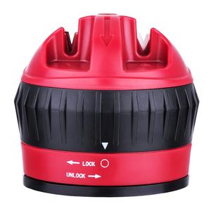 Aiguiseur de couteaux à ventouse manuel multi-grains en acier au carbone, ensemble d'ustensiles de cuisine compact pour usage domestique - Product Image 1