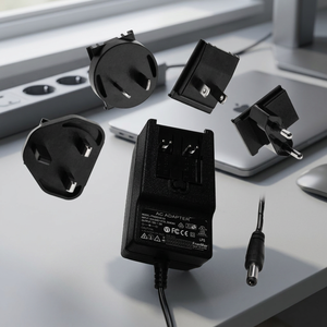 5V 15W DC Medical Power <b>Adapter</b> Interchangeable <b>Plug</b> 3.00A 3xMOPP Wall-Mount <b>US</b> EU UK AU CN JP - Product Image 3