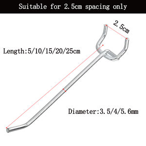 Precios al por mayor Colgando Metal Pegboard Hook Supermercado Display Retail Hook - Product Image 2