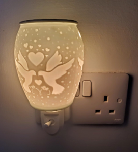 Réchauffeur de cire murale à motif de <span class=keywords><strong>pigeon</strong></span> en céramique, diffuseur de parfum d'huile essentielle, désodorisant à motifs multiples - Product Image 2