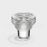 Bouchon en verre scellé en cristal pour diverses ouvertures de bouteilles – Bouteilles de spiritueux, de vin et de boissons – Bouchon de bouteille en verre