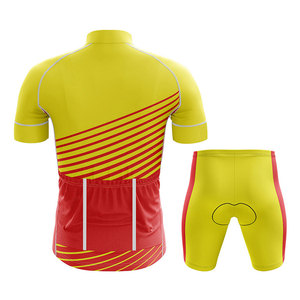 Custom Printed Sportswear Professional <b>Cycling</b> Jersey and Shorts Set Road Mountain and Training Rides Men's <b>Cycling</b> Uniform - Product Image 2
