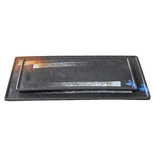 <b>Melamine</b> imitation porcelain <b>plate</b>, Japanese-style long <b>plate</b>, plastic commercial tableware for hot pot and barbecue - Product Image 2