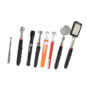 Small Telescoping LED Magnetic Flashlight Kit With Strong Magnets And Pick Up Tool Set