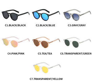 Vente flash - Lunettes de <span class=keywords><strong>soleil</strong></span> polarisées UV400 de haute qualité pour femmes - Monture transparente - Lunettes de <span class=keywords><strong>soleil</strong></span> rondes tendance - Product Image 6