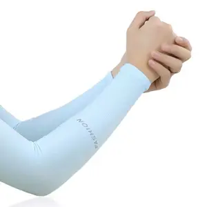 Aquecedores de mangas de braço personalizados para ciclismo com bandeira de refrigeração para moda esportiva por atacado