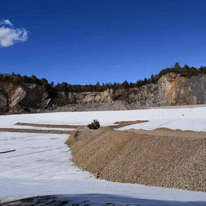 Géotextile en filament PET 180-550g/ ㎡   Haute stabilité pour <span class=keywords><strong>voie</strong></span> ferrée sans ballast à grande vitesse ISO9001/14001 - Product Image 6