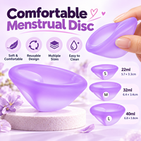 Disque menstruel Furuize en silicone médical souple, anti-fuite, écologique, coupe menstruelle, Copa Menstrual