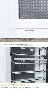 Rosenilan dimensioni personalizzate finestra in alluminio interno piantagione persiana adatto a tutte le finestre - Product Image 5