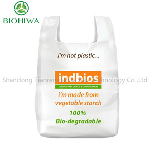 TRHH BIO fabbrica produrre sacchetti di rotolo chiaro borsa della spesa sacchetto di stoccaggio su rotolo commerciale per supermercato droghieri all'ingrosso - Product Image 6