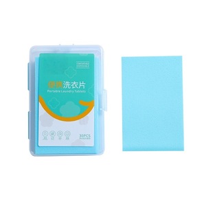 Feuilles de lessive portables 30 pièces, détergent concentré jetable pour le nettoyage des vêtements - Product Image 5