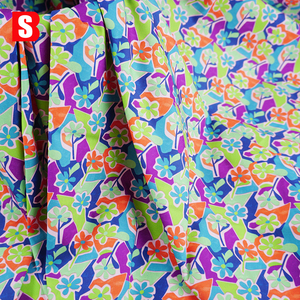 Mới Đến 100% Hữu Cơ Cotton Poplin Tùy Chỉnh Kỹ Thuật Số In Với Đầy Màu Sắc Hoa Mô Hình Cho Trẻ em' Dresses Áo Cánh Sử Dụng - Product Image 4