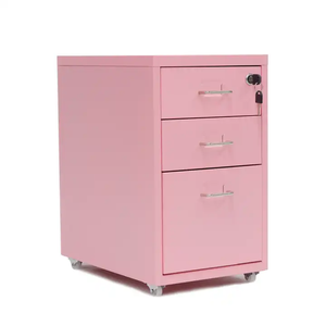 Meuble de rangement mobile à 6 tiroirs pour bureau à domicile, armoire métallique mobile avec roulettes pour salon - Product Image 4
