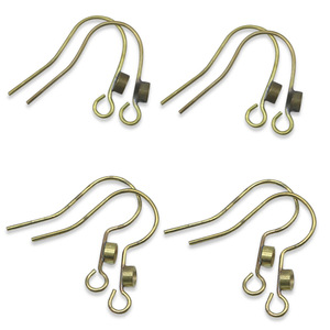 Ganchos de cobre para pendientes con forma de gota, 19 mm de longitud, para la fabricación de pendientes, accesorios de joyería - Product Image 5
