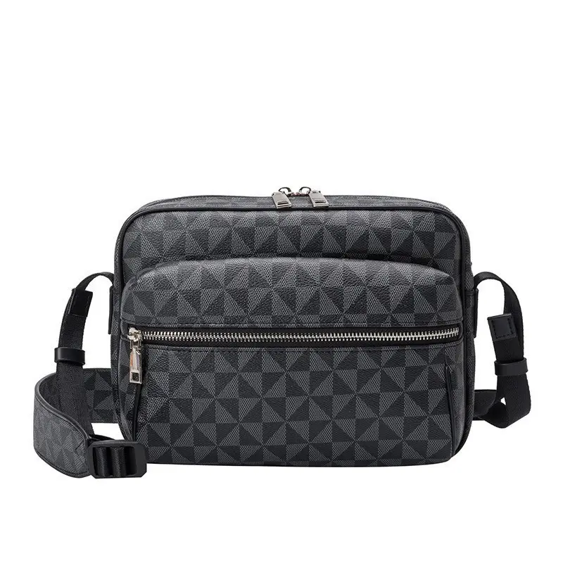 En iyi satış popüler postacı çantası erkekler kadınlar için basit tarzı tasarımcı askılı omuz çantası lüks Crossbody çanta
