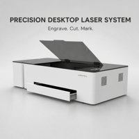 Machine de gravure et de découpe laser CO2 Vmyth Genesis-C 60W pour bois/métal/verre/pierre, zone de travail 500x300mm, mise au point automatique, caméra 4K, refroidissement par eau