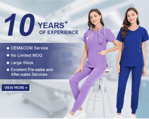 Uniformes Médicos Unisex <span class=keywords><strong>de</strong></span> Verano, Uniforme Tejido con Estampado <span class=keywords><strong>de</strong></span> Dibujos Animados, Manga Corta, Cuello en V, Salón <span class=keywords><strong>de</strong></span> Belleza, Enfermería - Product Image 3