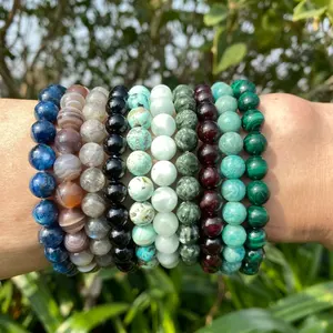 Voor Alleen Een Grade Top Niveau Edelsteen Groothandel 8Mm Precious Healing Kristallen Stenen Bead Dropshipping Energie Armband