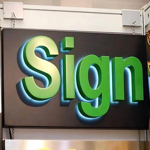 Manufacturer Custom <b>Wall</b> Lettering Commercial LED Backlit Illuminated Sign Business <b>Logo</b> Outdoor Decoration Indoor - Product Image 2