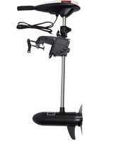 Motor Eléctrico para Bote Hangkai de 12V, 45lbs, 55lbs, 65lbs de Empuje, Motor Fuera de Borda Eléctrico para Pesca, Kayak Inflable