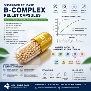 Cápsulas de Vitaminas del Grupo <span class=keywords><strong>B</strong></span> de Liberación Prolongada de Marca Privada con Vitamina B1, Vitamina B3, Vitamina B5 para Fabricantes - Product Image 1