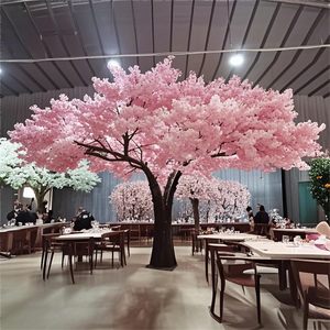 Nouveau grand arbre à fleurs de cerisier <span class=keywords><strong>artificiel</strong></span> de 3.3m de haut et 6m de large arbre à fleurs <span class=keywords><strong>japonais</strong></span> complet pour l'aménagement paysager décoratif - Product Image 1