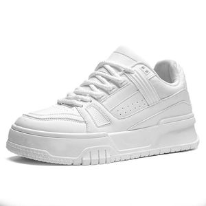 Zapatos Blancos de Otoño para Hombre, Diseño Exclusivo, Transpirables, con Suela Gruesa, Estilo Casual, para Adolescentes, Uso Diario - Product Image 5