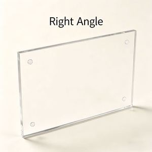 Cadre photo magnétique en acrylique transparent double face avec aimant puissant N35 pour réfrigérateur et décoration murale - Product Image 3