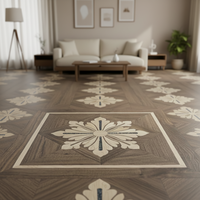 Parquet sur mesure, parquet à motif français, bois d'ingénierie pour intérieurs élégants, parquet au design moderne