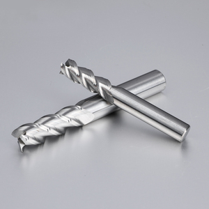 Nuevo cortador de molino de extremo de carburo de tungsteno de 3 flautas para diámetro de vástago de 4mm recubierto de aluminio 45HRC CNC Control ODM OEM - Product Image 4