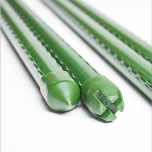 Fourniture en gros assurée de qualité de piquets de jardin en acier revêtus de plastique pour l'escalade - Product Image 1