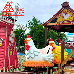 Manèges de <span class=keywords><strong>parc</strong></span> d'attractions familiaux abordables pour enfants, mini-roller coaster Chicken Run en fibre de verre, pour intérieur et extérieur, <span class=keywords><strong>à</strong></span> vendre - Product Image 2