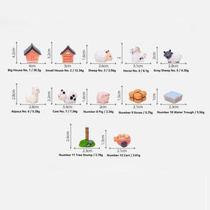 Vente en gros de micro-accessoires de décoration de paysage de ferme d'agneau mignon et créatif petit ornement - Product Image 6