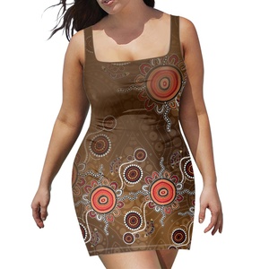 2025 été Aussie Boho Maxi Dress-Robe de plage florale sans manches de grande taille pour femme - Product Image 6