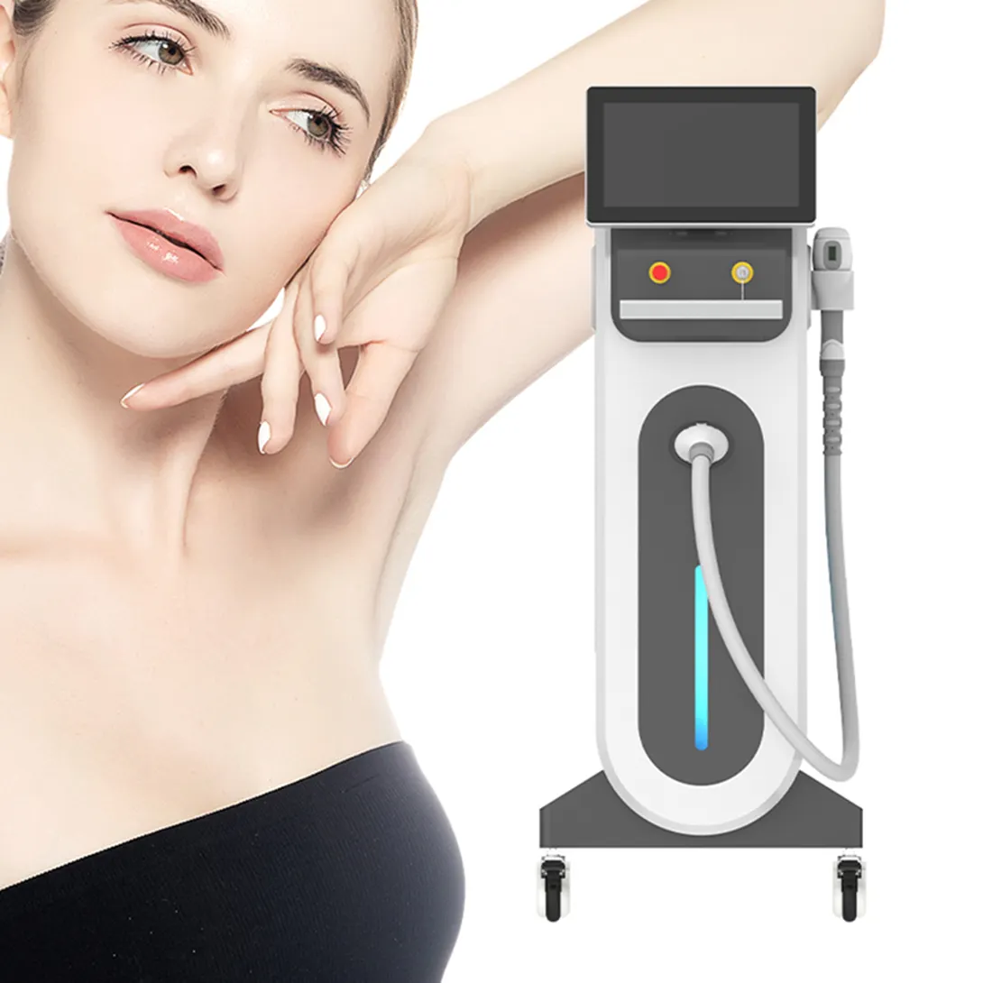 6 Terapi Kepala 3 Panjang Gelombang 755 808 1064nm Super 808 Diode Salon Peralatan Laser Hair Removal Mesin