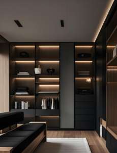 Modern Light Luxury MDF <b>Wardrobes</b> Portable and <b>Folding</b> Cloakroom Furniture for Bedroom and Living Room for Home or Hotel Use - Product Image 3