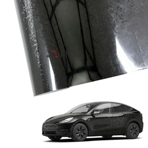 Serie Premium Metaverse lucide per animali domestici blu/<span class=keywords><strong>nero</strong></span>/rosso/argento/adesivo impermeabile per auto adesivo per auto avvolgente in vinile - Product Image 3