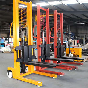 茂翔<span class=keywords><strong>ODM</strong></span> C型鋼製フレーム手動スタッカー1000kg/2000kg油圧電動フォークリフト4WDポリウレタンタイヤ着座式操作 - Product Image 3