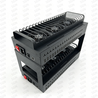 Logiciel Gratuit 40 Hub USB Chassis Farm Contrôle Unifié par Téléphone Mobile Boîtier Android pour 50 Téléphones Déverrouillage de Téléphones Granja De Celulares