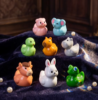 Miniatures d'animaux en résine en gros : Figurines 3D de Capybara, Serpent, Grenouille, Cochon, Éléphant, Lapin pour Détaillants, Boutiques de Cadeaux et Projets DIY