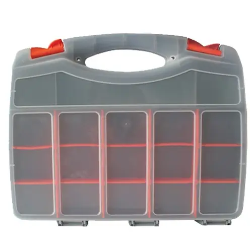 Professional carrying case for work tool boxes GPC237 is the hard plastic Double-sided storage box