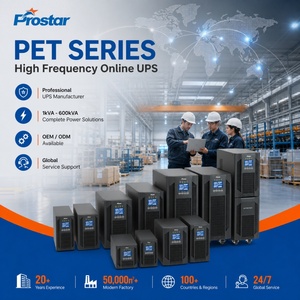 Prostar Uninterruptible Power Supply 1000VA Online UPS 220V Pure Sine Wave with Pre-Installed <strong>Battery</strong> for Home Office <strong>PC</strong> <strong>Backup</strong> - Product Image 4