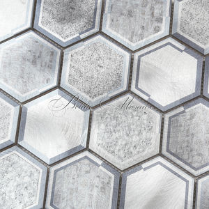 Mosaico de Aluminio con Patrón Boutique, Revestimiento de Malla, Decoración de Pared, Detalle Elegante para Fachada, Hotel, Resort, Hogar - Product Image 5