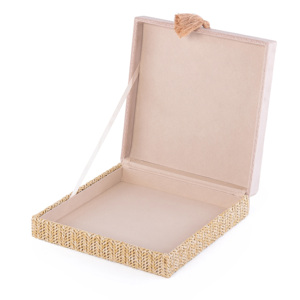 Caja <span class=keywords><strong>de</strong></span> Joyería Redonda Grande <span class=keywords><strong>de</strong></span> Mimbre Tejido con Borlas <span class=keywords><strong>de</strong></span> Terciopelo, Caja <span class=keywords><strong>de</strong></span> Regalo <span class=keywords><strong>de</strong></span> Joyería con Logotipo Personalizado Bordado <span class=keywords><strong>de</strong></span> Palmera, <span class=keywords><strong>Organizador</strong></span> <span class=keywords><strong>de</strong></span> <span class=keywords><strong>Joyas</strong></span> - Product Image 6