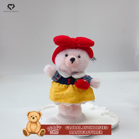 Teddy ISLAND Licence Globale Ensemble d'ours en peluche Tenues de streetwear scolaires style conte de fées Jouets mignons pour filles Cadeau pour enfants Fête
