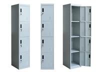 Haute qualité 4 portes compartiment métal casier armoire personnel salle de sport école acier armoire de rangement pour vestiaire