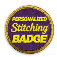 Badge en tissu thermocollant 3D personnalisé avec logo sur mesure, petits et grands modèles en gros pour vêtements, patch brodé