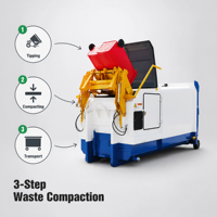 Station de transfert des déchets domestiques de l'agglomération de RNKJ : Compacteur de déchets haute performance
