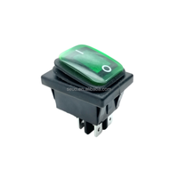 Interrupteur à bascule Kcd4 / Interrupteur étanche rouge jaune bleu vert noir LED 12 24 avec éclairage